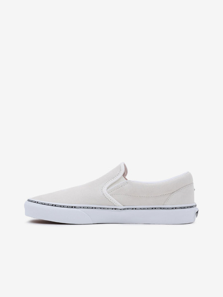 Vans Krémszínű női bőr slip on tornacipő VANS UA Classic Slip-On
