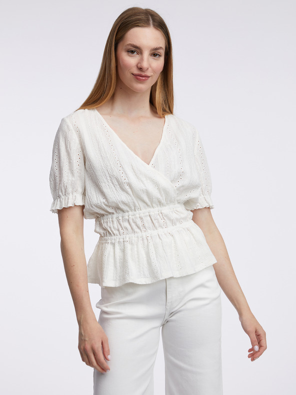 Orsay ORSAY fehér női mintás blúz ORSAY