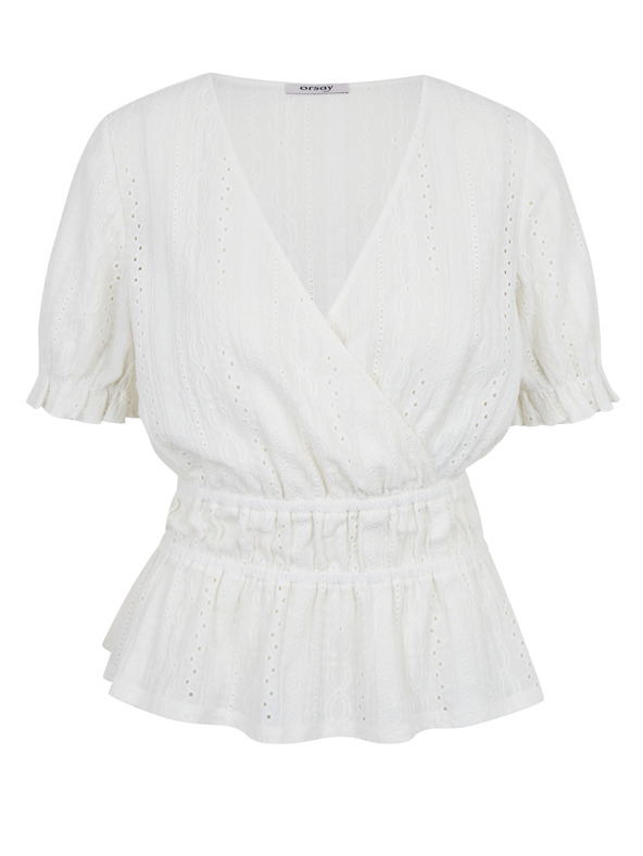 Orsay ORSAY fehér női mintás blúz ORSAY