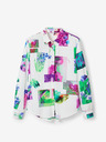 Desigual Zöld-fehér női mintás ing Desigual Trieste Trieste