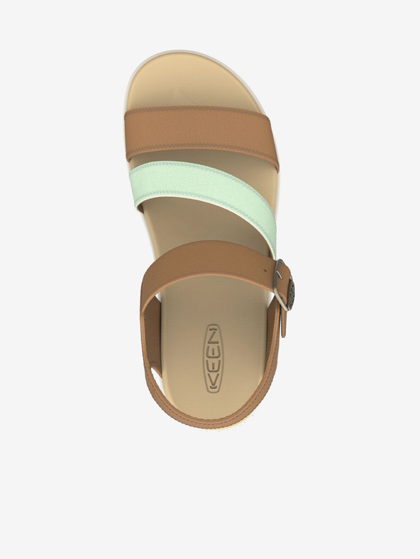 Keen Barna női Keen bőrből készült ékszandál