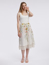 Orsay ORSAY krémszínű női virágos midi szoknya