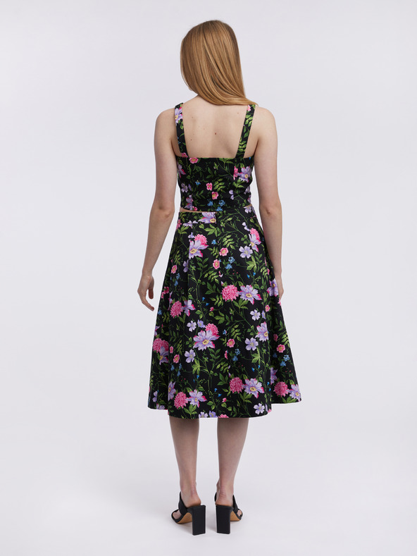 Orsay ORSAY fekete női virágos felső