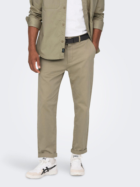 ONLY & SONS Bézs színű férfi chino nadrág ONLY & SONS Kent