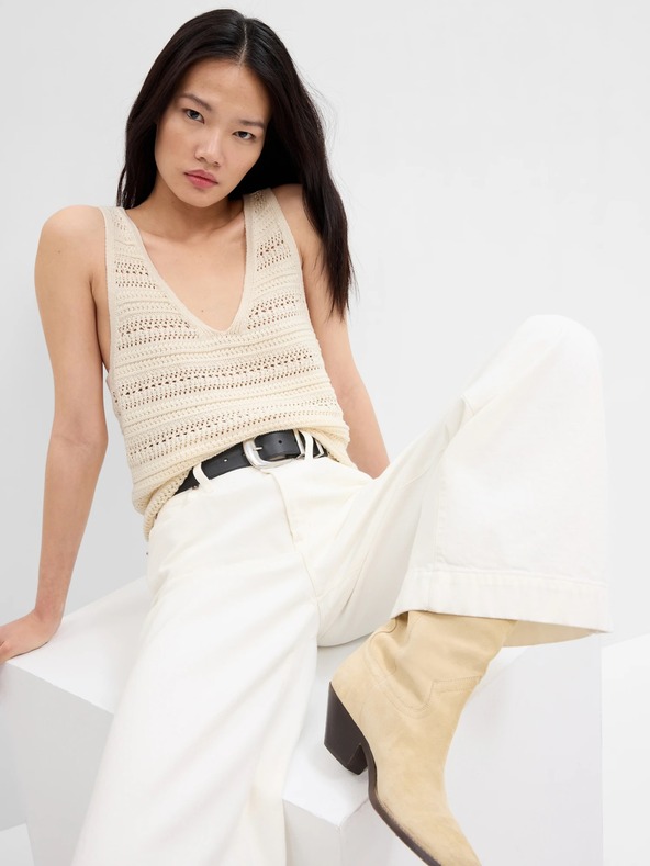 GAP Horgolt top ujjatlan GAP