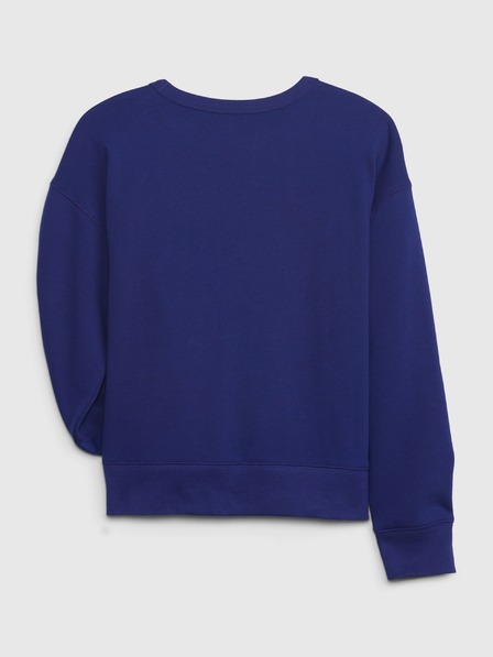 GAP Gyerek pulóver logóval és fleece béléssel GAP