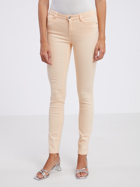 CAMAIEU Sárgabarack női slim fit nadrág CAMAIEU