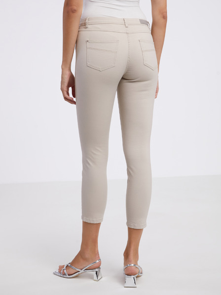 CAMAIEU Bézs női skinny fit farmernadrág CAMAIEU