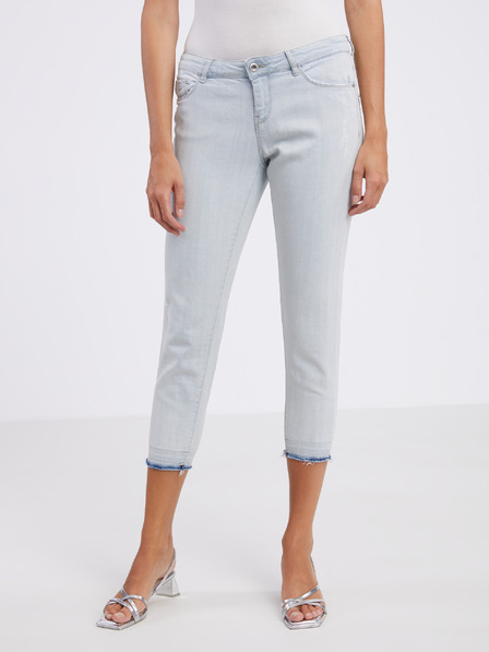 CAMAIEU Világoskék női háromnegyedes slim fit farmer CAMAIEU