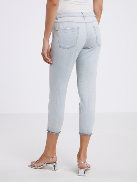 CAMAIEU Világoskék női háromnegyedes slim fit farmer CAMAIEU