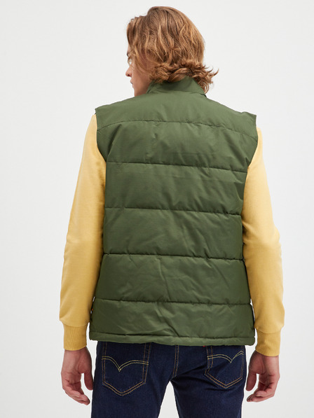 ONLY & SONS Sötétzöld ONLY & SONS Jake steppelt mellény