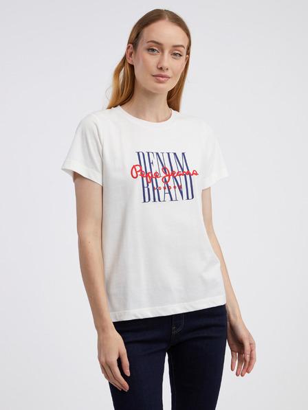 Pepe Jeans Fehér Női póló Pepe Jeans Camille