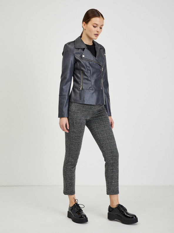 Orsay ORSAY fekete női bőrdzseki