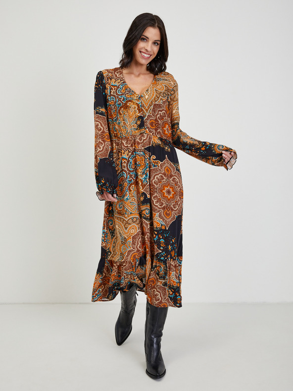 Orsay ORSAY barna mintás női ruha