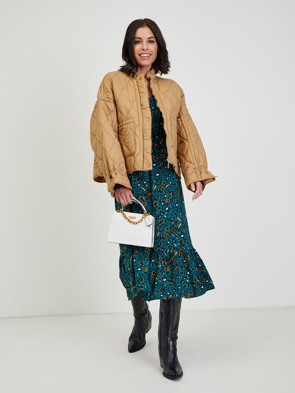 Orsay ORSAY sötétzöld mintás női midiruha