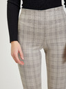 Orsay ORSAY bézs színű rövidített kockás női nadrág
