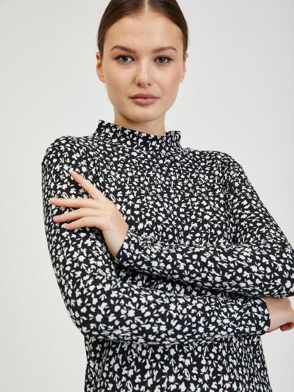 Orsay ORSAY fekete mintás női ruha