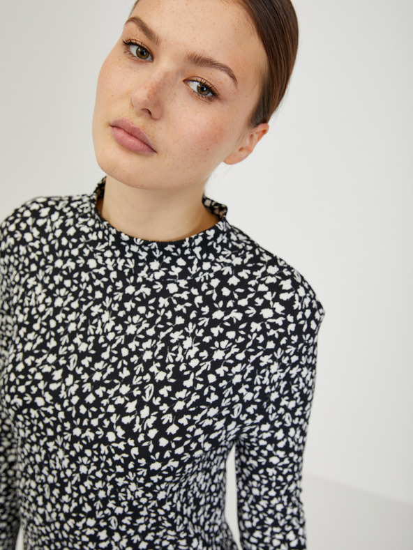 Orsay ORSAY fekete mintás női ruha