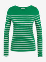 Orsay ORSAY fehér-zöld csíkos női póló