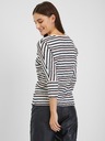 Orsay ORSAY világoskék csíkos női póló