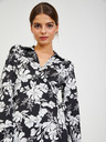 Orsay ORSAY fehér-fekete virágmintás női ruha