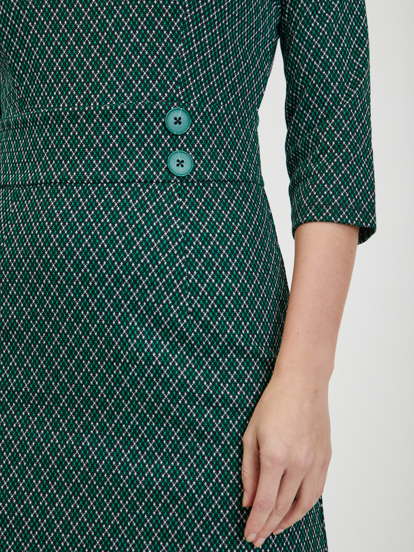 Orsay ORSAY zöld mintás női ruha