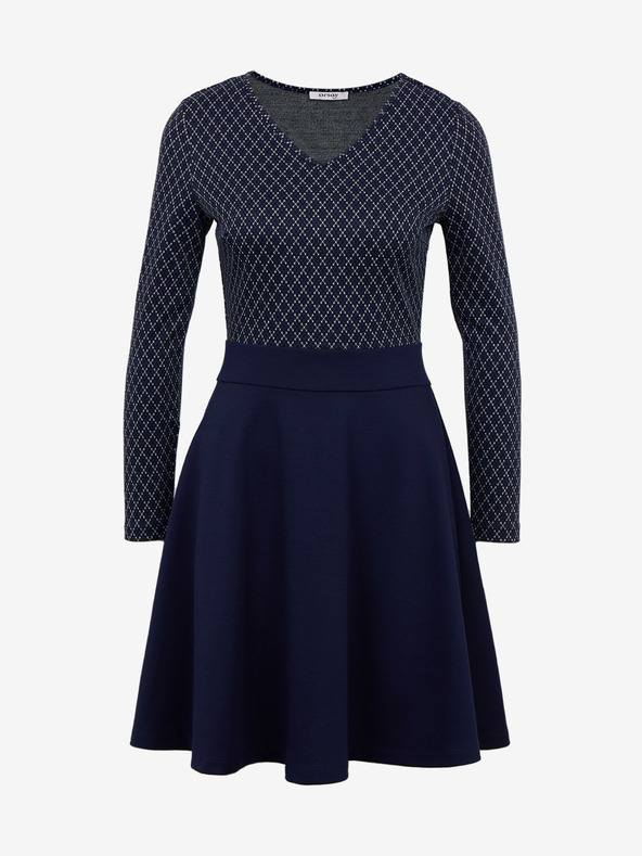 Orsay ORSAY sötétkék mintás női ruha