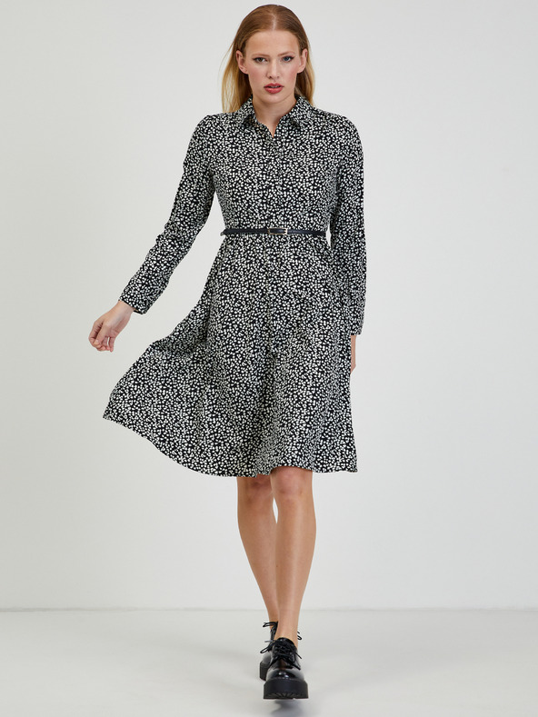 Orsay ORSAY fehér-piros mintás női ruha