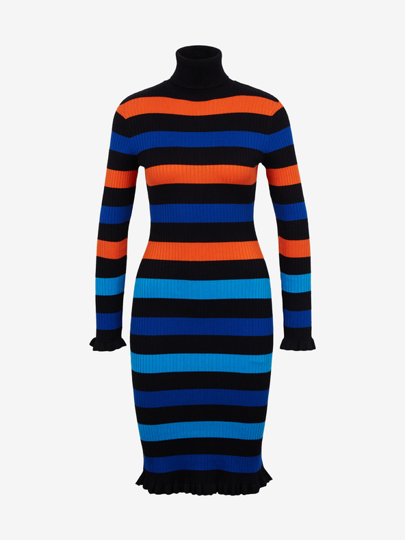 Orsay ORSAY narancsszín-kék csíkos női ruha