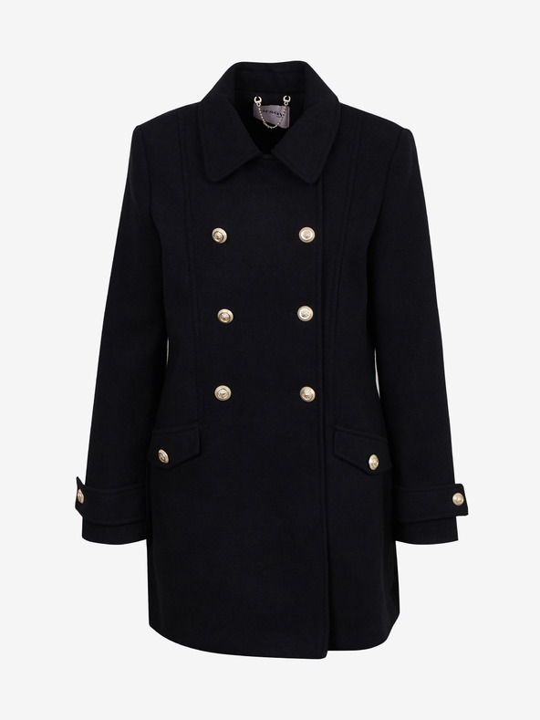 Orsay ORSAY fekete gyapjúval kevert anyagú női télikabát