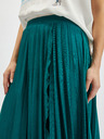 Orsay ORSAY petrol színű plisszírozott női midiszoknya
