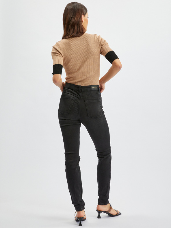Orsay ORSAY Fekete női skinny fit farmer