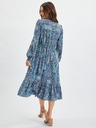 Orsay ORSAY kék mintás női midiruha