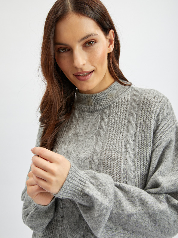 Orsay ORSAY világosszürke női pulóverruha