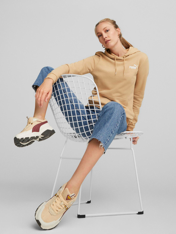 Puma Puma Bézs női kapucnis pulóver