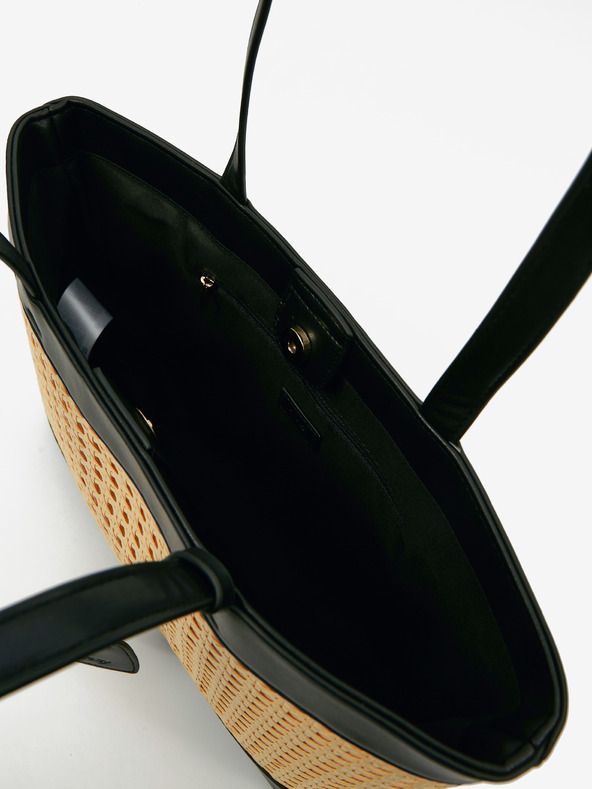 Orsay ORSAY barna és fekete női bevásárlótáska