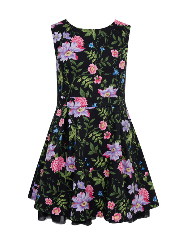 Orsay ORSAY Fekete lány virágos ruha