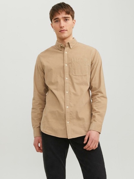 Jack & Jones Jack & Jones Classic férfi bézs színű kordbársony ing