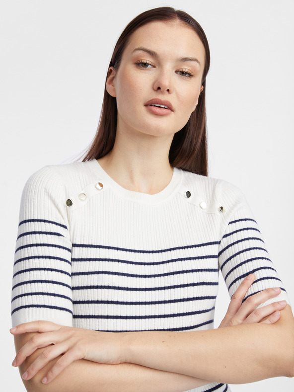 Orsay ORSAY Fehér  női pulóver ruha