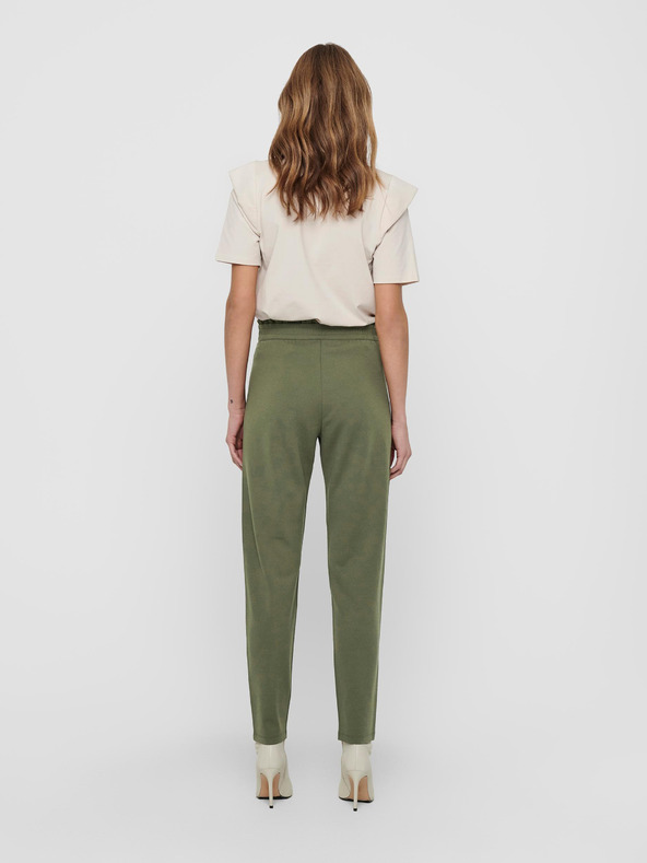 Jacqueline de Yong JDY Catia Zöld csípőnadrág nyakkendővel