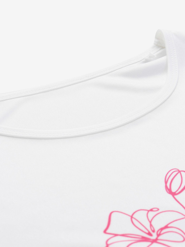 ALPINE PRO Fehér női póló ALPINE PRO QUATRA