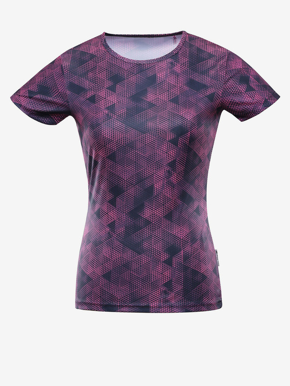 ALPINE PRO Lila és rózsaszín női póló ALPINE PRO QUATRA