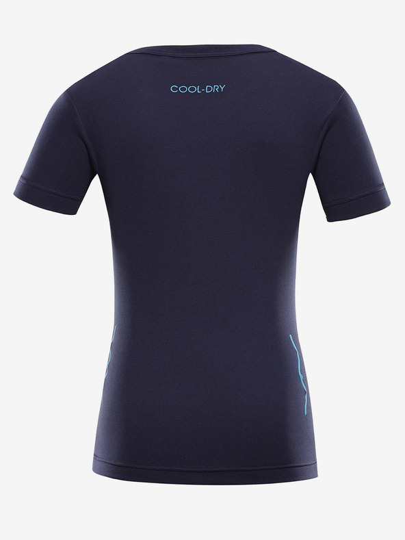 ALPINE PRO Sötétkék gyerek gyorsszárító póló ALPINE PRO BASIKO