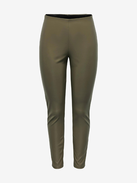 Jacqueline de Yong Khaki Női műbőr leggings JDY Soya