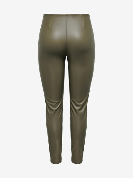 Jacqueline de Yong Khaki Női műbőr leggings JDY Soya