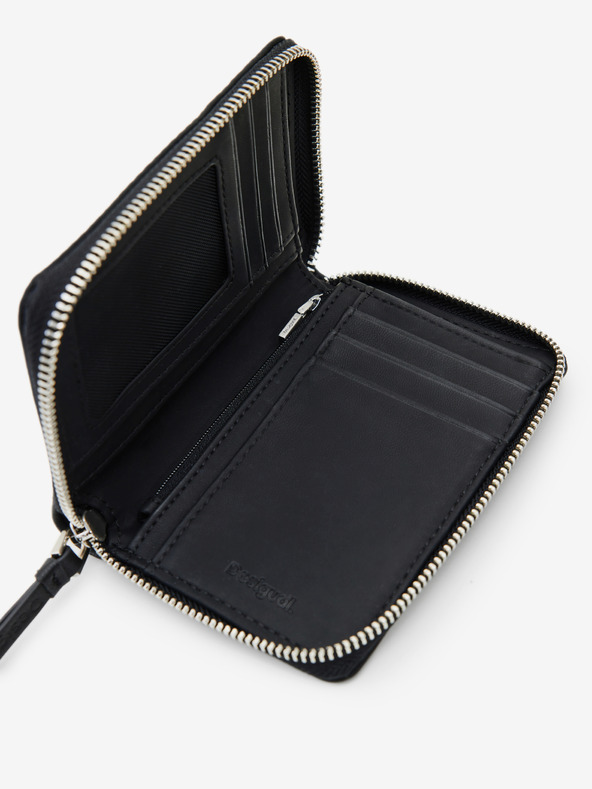 Desigual Fekete női Desigual Onyx Marisa Onyx Marisa mintás pénztárca