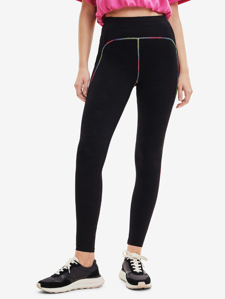 Desigual Fekete női Desigual Blaki sportos leggings
