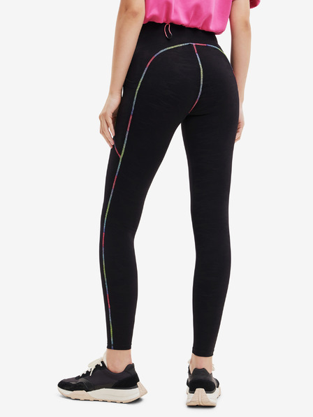 Desigual Fekete női Desigual Blaki sportos leggings