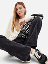Desigual Fekete, női tűrt farmer Desigual Rem