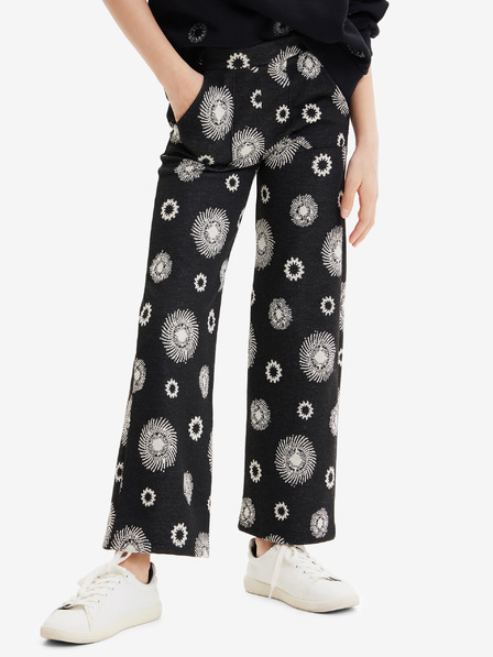 Desigual Fekete lányos mintás nadrág Desigual Tessa